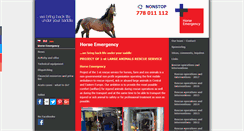 Desktop Screenshot of horseemergency.com