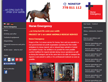 Tablet Screenshot of horseemergency.com